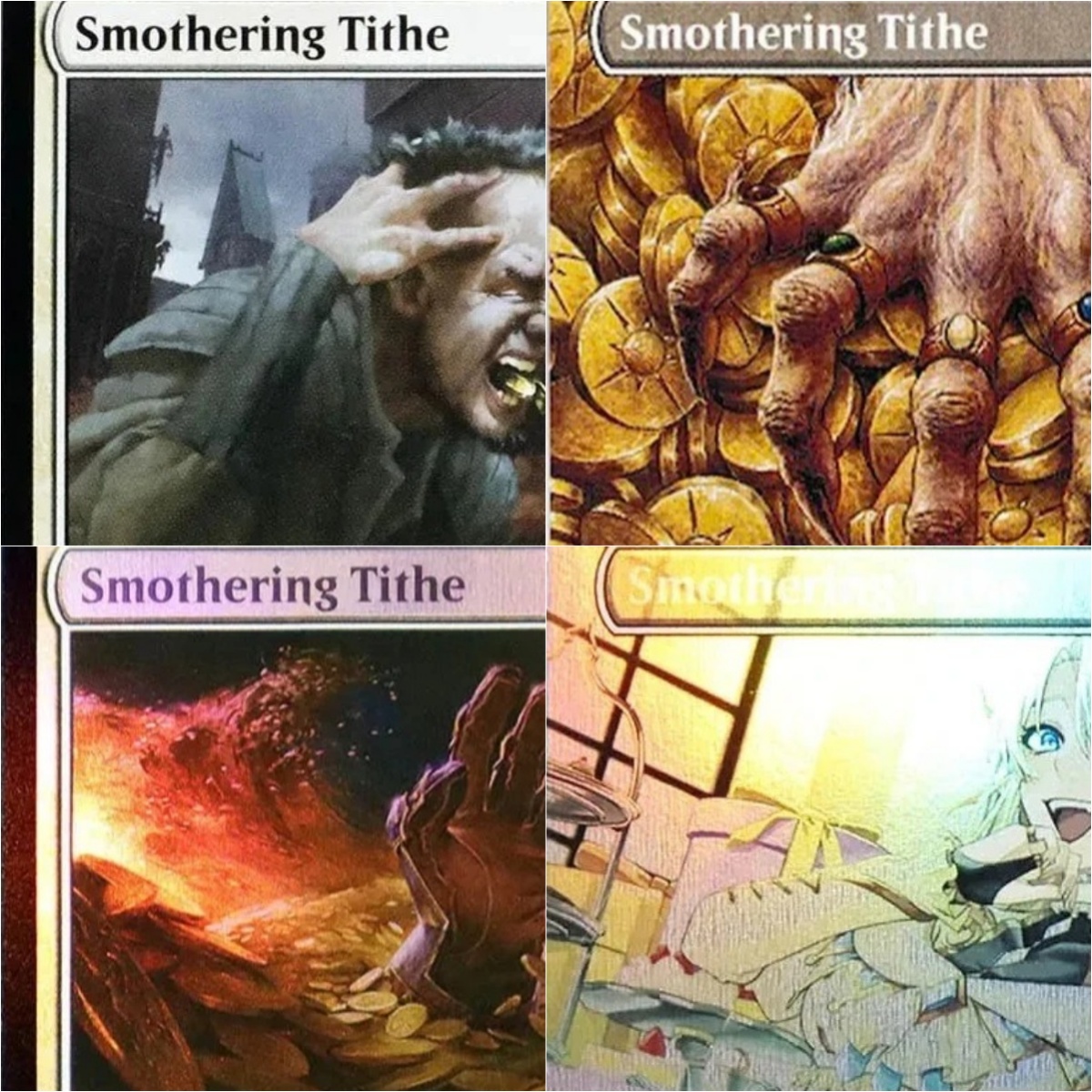 Board Game Quest - „Smothering Tithe“ Magische Proxy-Karten, Spielqualität, Proxy-Brett,
