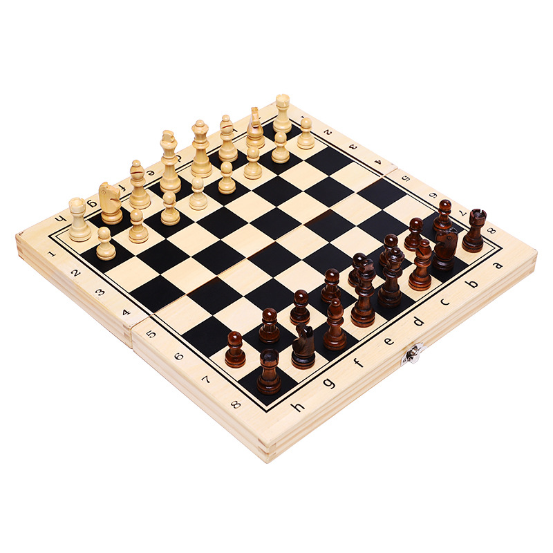 Schachbrett, drei in 1, Holz-D – Board Game Yearbook Bewertung und Preis