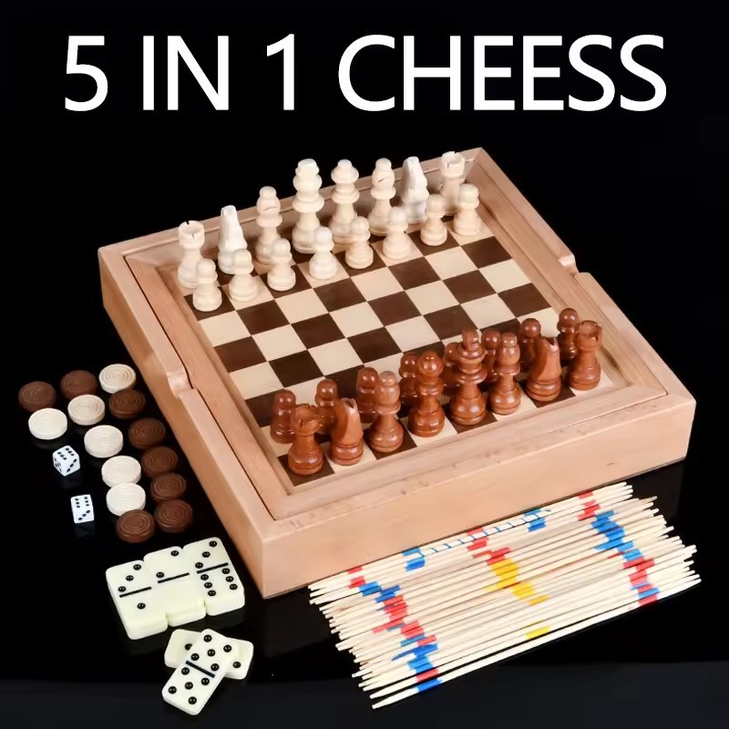 5-in-1 Holz-Schachbrett Handge – Board Game Yearbook Bewertung und Preis